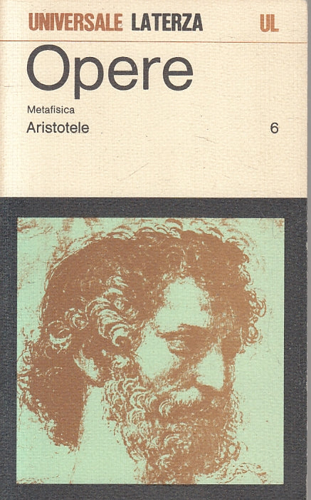 LS- ARISTOTELE OPERE 6 METAFISICA -- LATERZA - UNIVERSALE UL 268 --- B- XFS