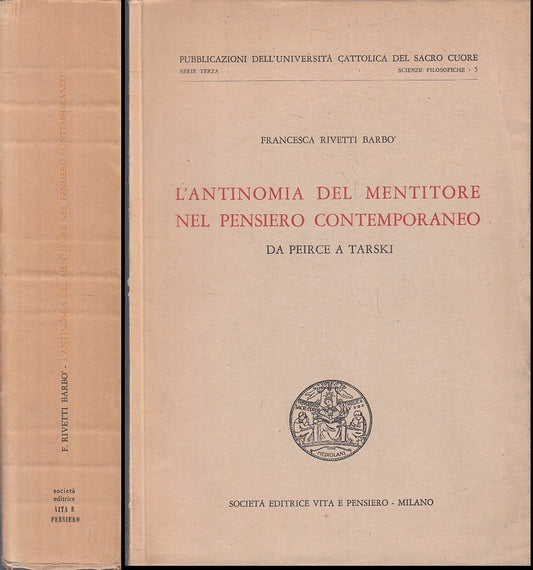 LZ- ANTIMONIA MENTITORE PENSIERO CONTEMPORANEO - RIVETTI BARBO'- 1961- B- ZFS220