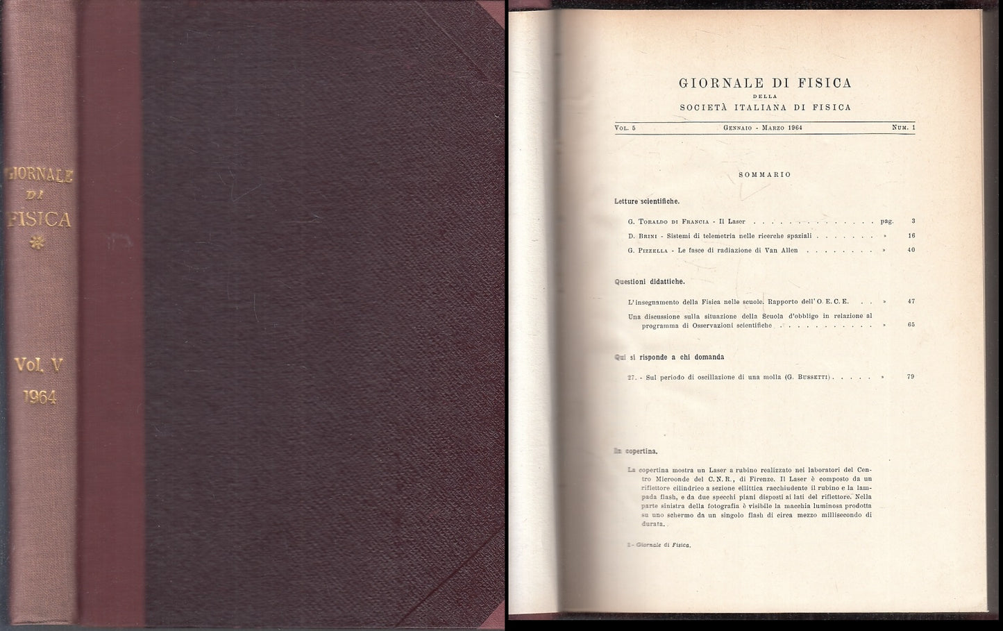 LZ- GIORNALE DI FISICA DELLA SOCIETA' ITALIANA VOL.5 NUM.1 - 1964 - C- ZFS207