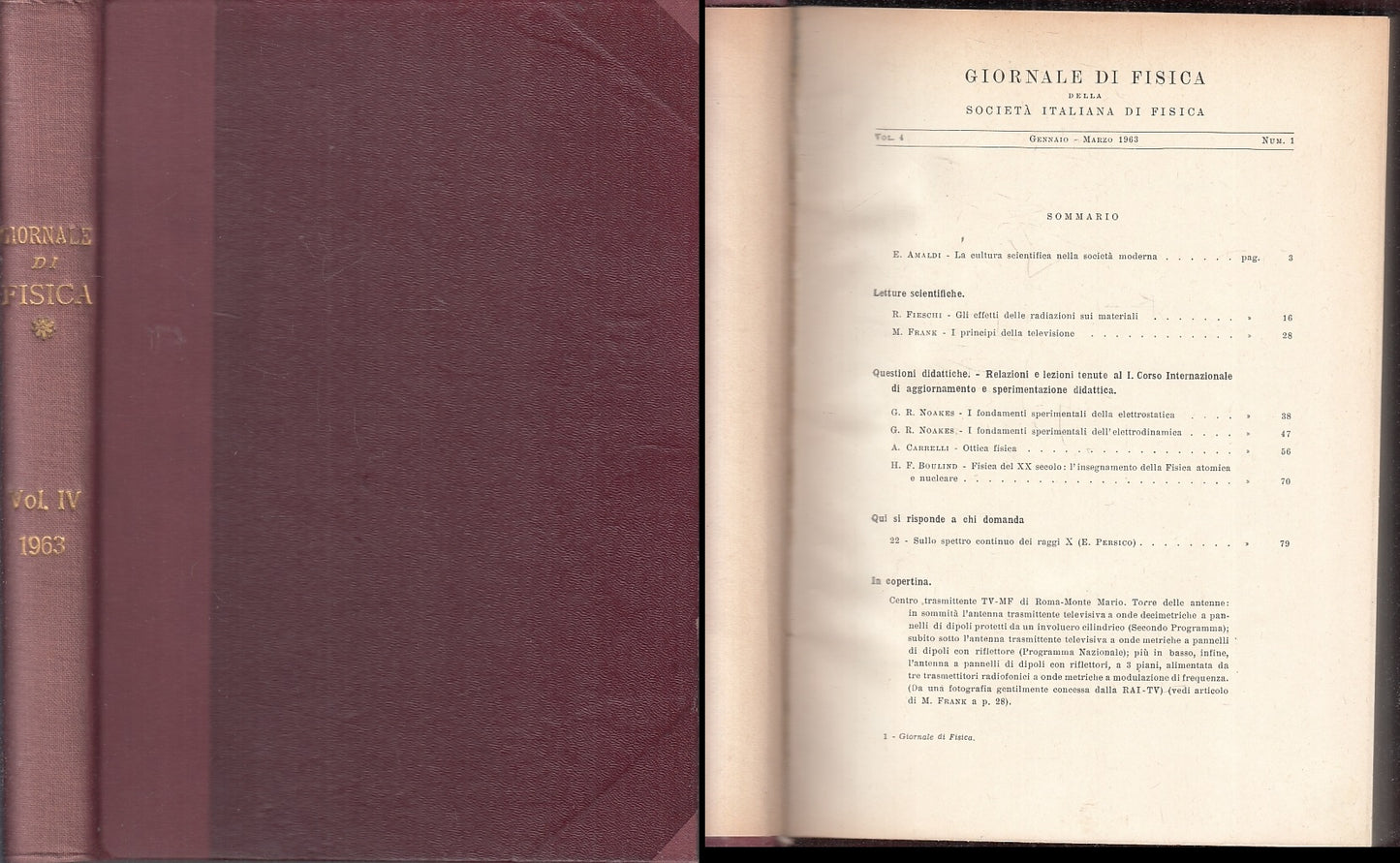 LZ- GIORNALE DI FISICA DELLA SOCIETA' ITALIANA VOL.4 NUM.1 - 1963 - C- ZFS207