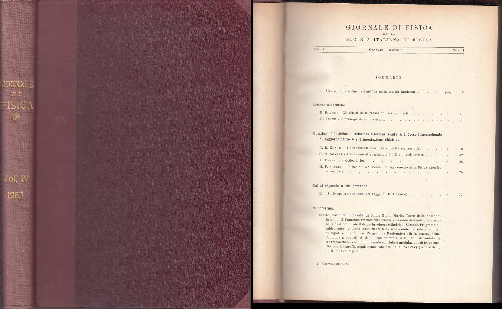 LZ- GIORNALE DI FISICA DELLA SOCIETA' ITALIANA VOL.4 NUM.1 - 1963 - C- ZFS207