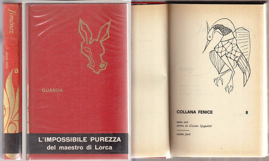 LN- POESIE - JUAN RAMON JIMENEZ - GUANDA - COLLANA FENICE -- 1963 - CS - XFS