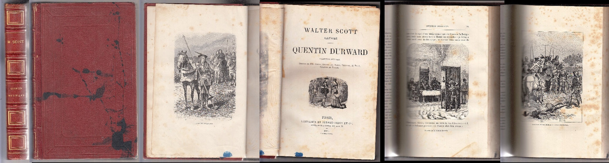 QUENTIN DURWARD ILLUSTRE' - WALTR SCOTT - FIRMIN DIDOT --- 1991 - C - XFS145