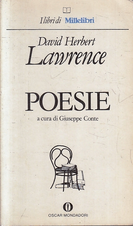 LN- POESIE - DAVID HERBERT LAWRENCE - MONDADORI - OSCAR POESIA-- 1987- B- ZFS209