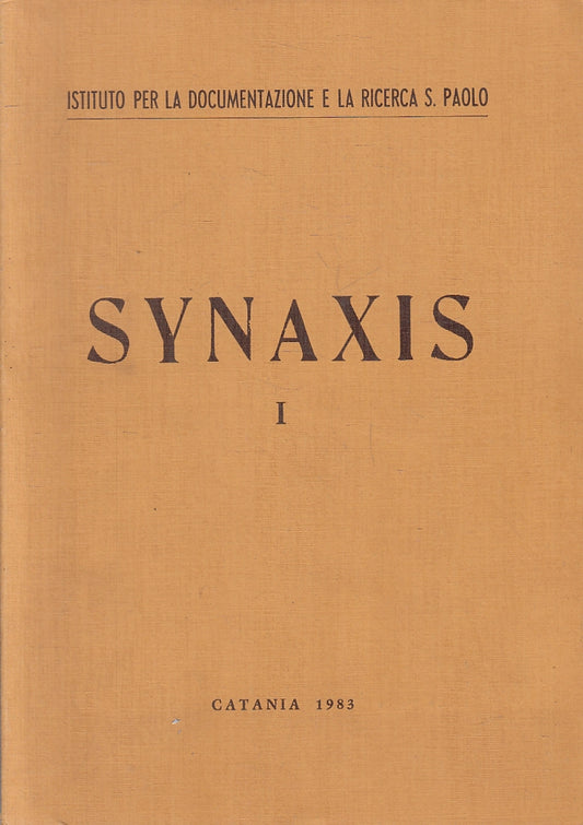 LS- ISTITUTO DOCUMENTAZIONE E RICERCA DI S. PAOLO SYNAXIS I ----- 1983- B- ZFS93