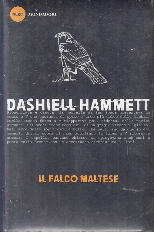 LN2- IL FALCO MALTESE - DASHIELL HAMMETT - MONDADORI - NERO -- 2015 - B- JXS88