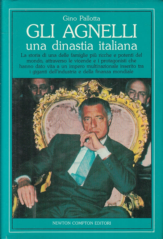 LS- GLI AGNELLI UNA DINASTIA ITALIANA- GINO PALLOTTA- NEWTON--- 1987- CS- ZFS199