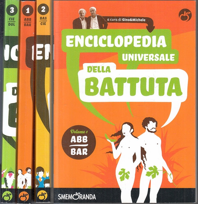 LZ- ENCICLOPEDIA UNIVERSALE DELLA BATTUTA 3 VOLUMI- GINO MICHELE- 2009- B-ZFS212
