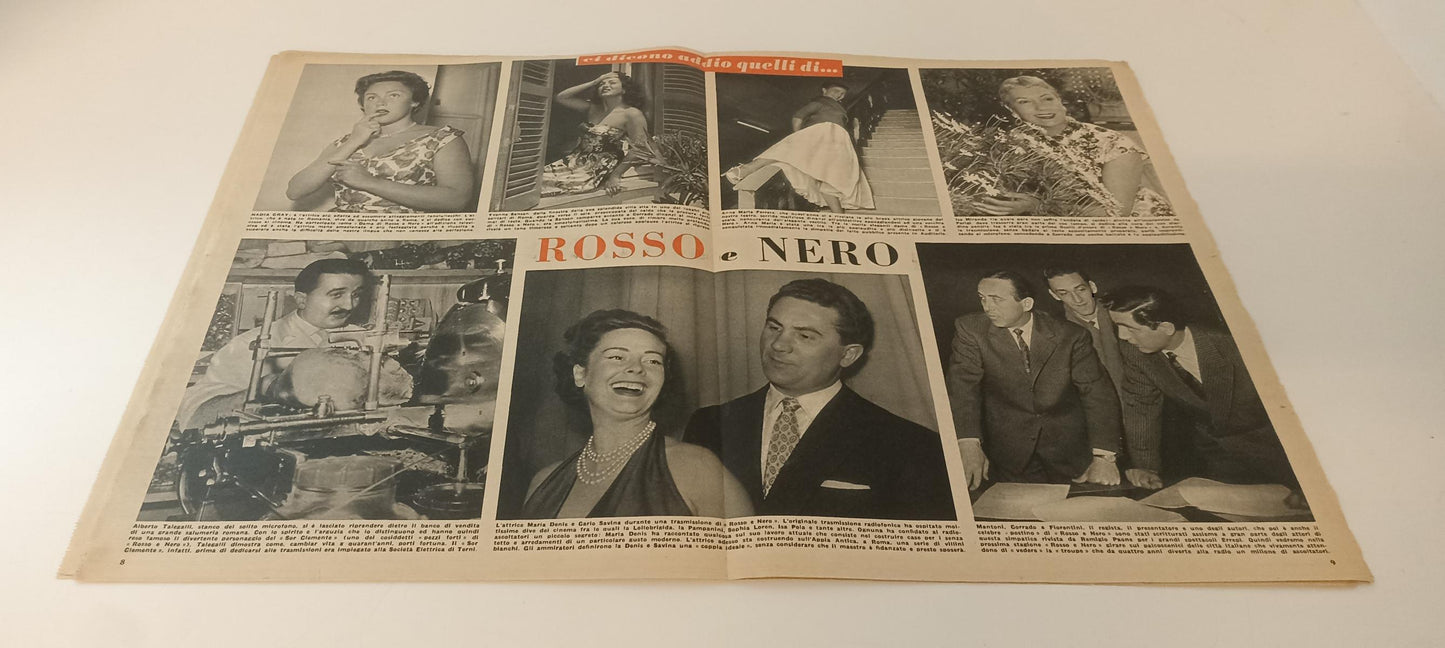 LR- TV SORRISI E CANZONI N.28 1954 MARILYN MONROE E ROBERT MITCHUM - ZFS583