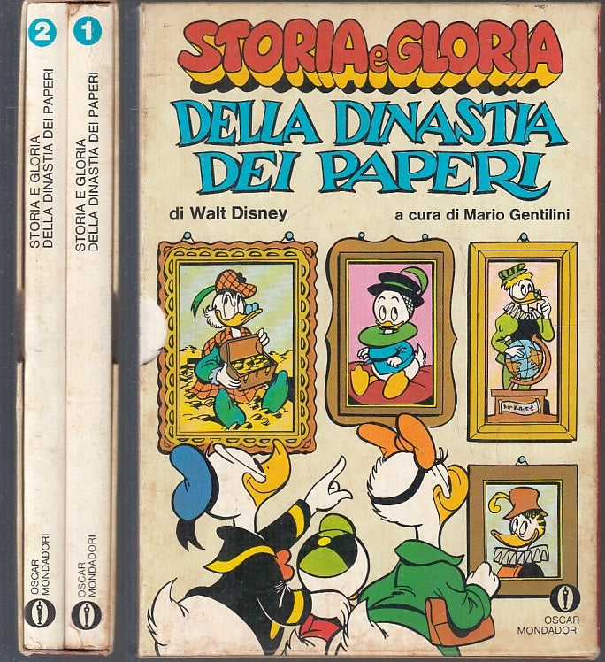 FD- OSCAR MONDADORI STORIA E GLORIA DELLA DINASTIA DEI PAPERI 1/2- 1977- B - VTX