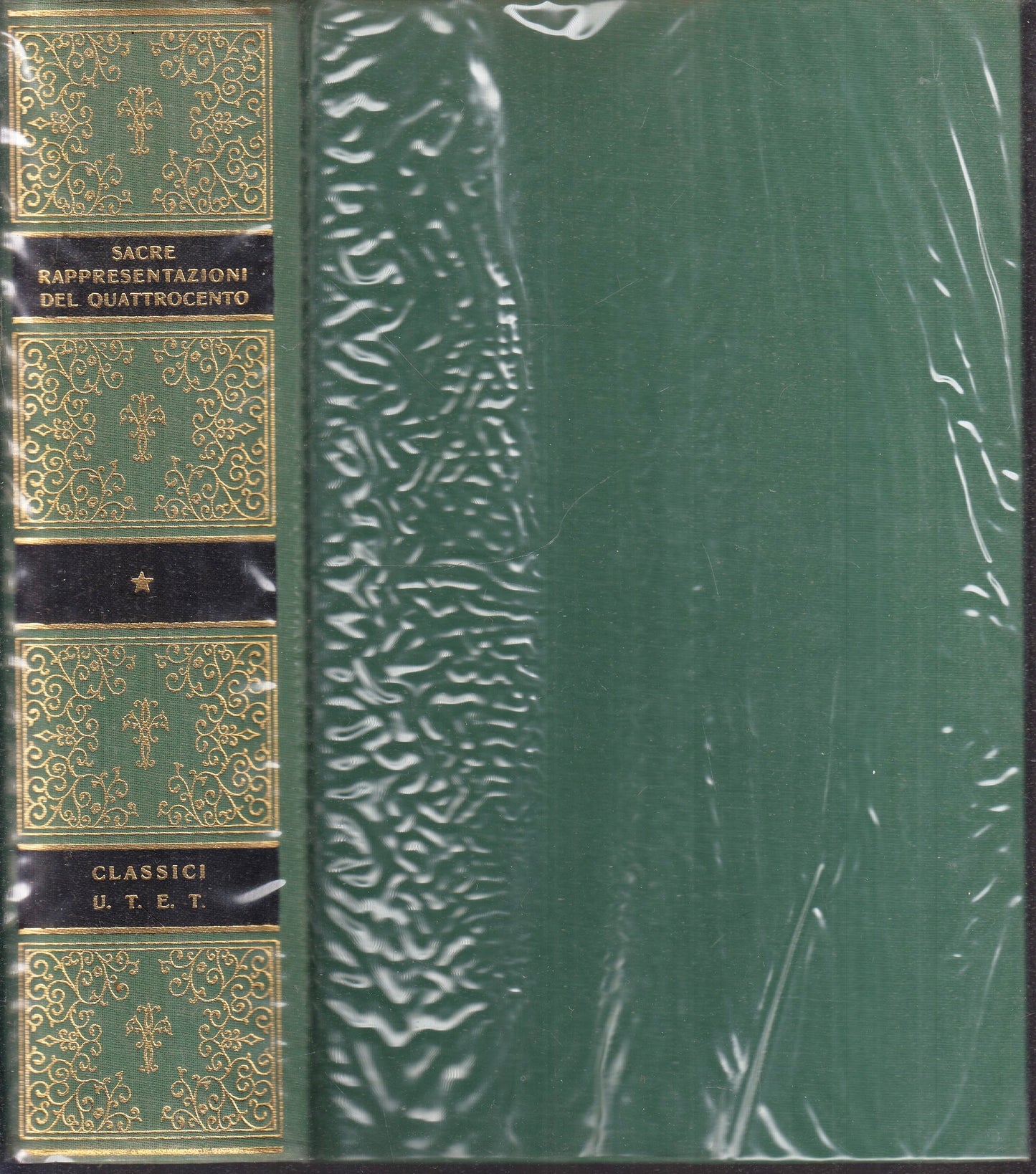 LN- SACRE RAPPRESENTAZIONI DEL QUATTROCENTO-- UTET- CLASSICI ITALIANI--- CS- XFS
