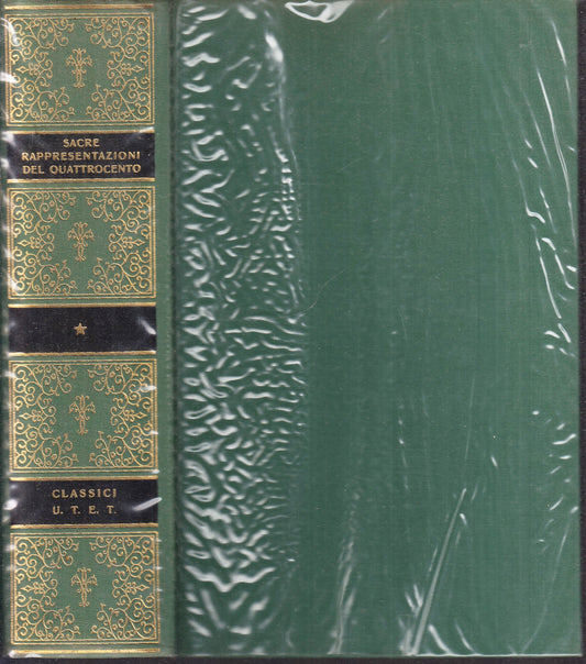 LN- SACRE RAPPRESENTAZIONI DEL QUATTROCENTO-- UTET- CLASSICI ITALIANI--- CS- XFS