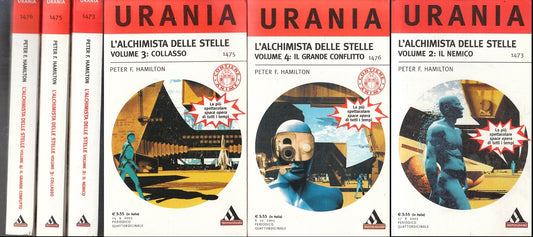 LF- URANIA 1473,1475,1476 L'ALCHIMISTA DELLE STELLE 2,3,4 - HAMILTON-- B- ZFS243