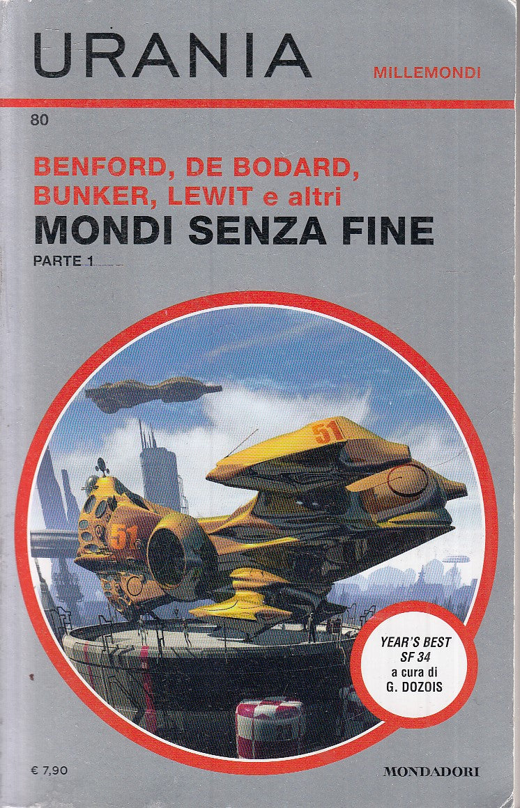 LF- URANIA MILLEMONDI 80 MONDI SENZA FINE PARTE 1 --- MONDADORI -- 2018- B- XFS6