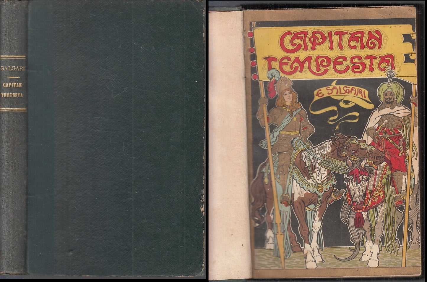 LB- CAPITAN FRACASSA RILEGATO - EMILIO SALGARI - VALLARDI--- 1929- B- ZFS325