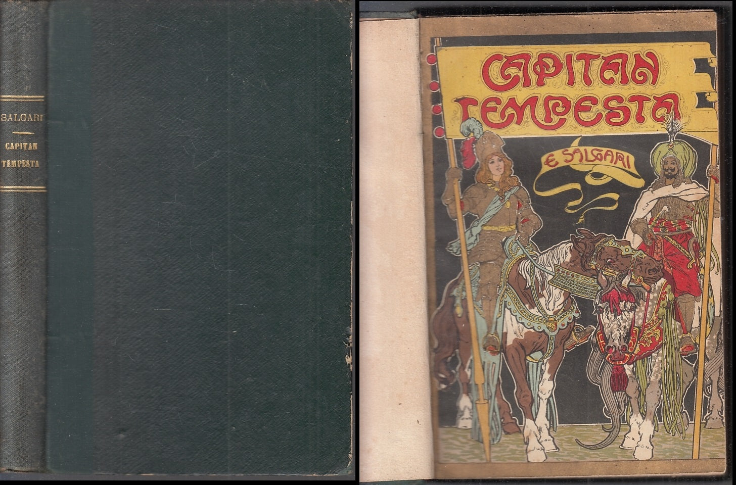 LB- CAPITAN FRACASSA RILEGATO - EMILIO SALGARI - VALLARDI--- 1929- B- ZFS325