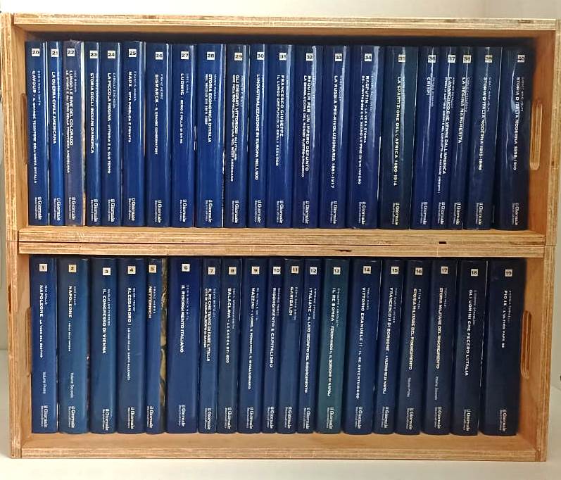 LS- BIBLIOTECA STORICA DE IL GIORNALE 1/40 COMPLETA- GALLO PETACCO- 2000- CS- YFS