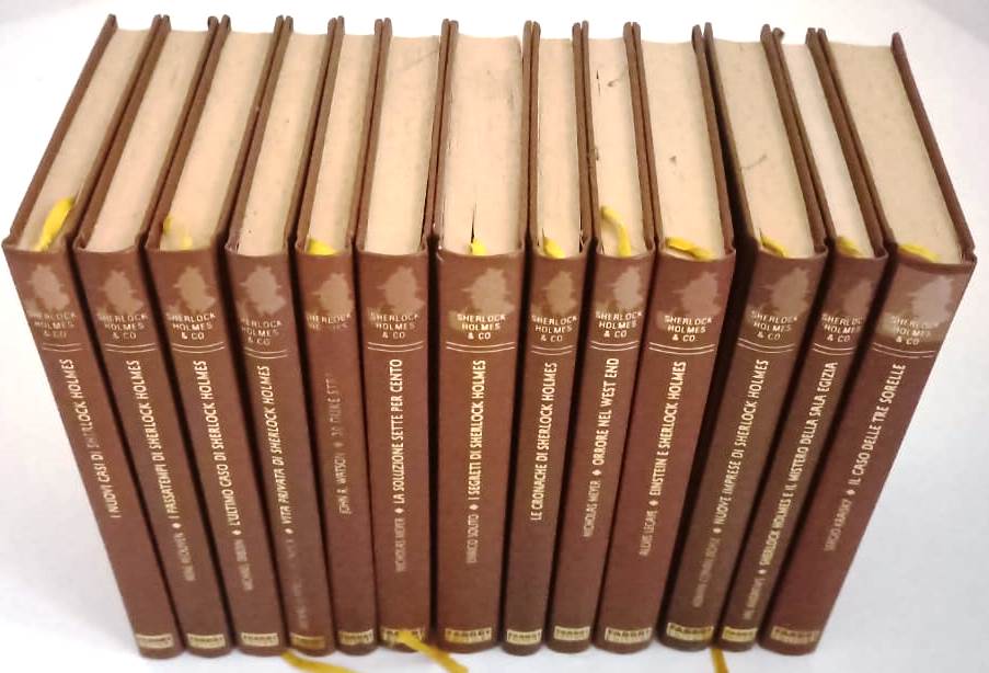 LG- TUTTI I CAPOLAVORI SHERLOCK HOLMES 13 VOLUMI - CONAN DOYLE - FABBRI- 2002- C