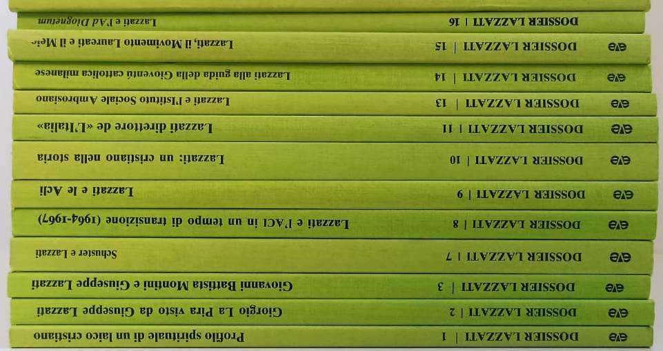 LD- DOSSIER LAZZATI LOTTO VOLUMI 1/33 - AVE APOSTOLICAM ACTUOSITATEM - B - YFS