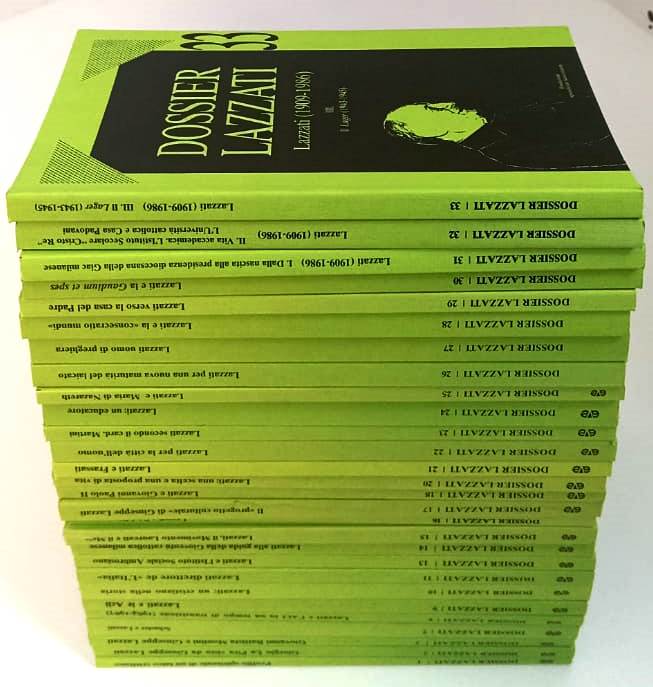 LD- DOSSIER LAZZATI LOTTO VOLUMI 1/33 - AVE APOSTOLICAM ACTUOSITATEM - B - YFS