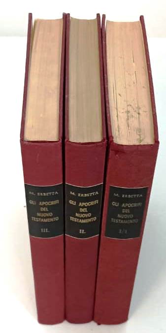 LD- GLI APOCRIFI DEL NUOVO TESTAMENTO 3 VOLUMI - ERBETTA- MARIETTI---- C- YFS503