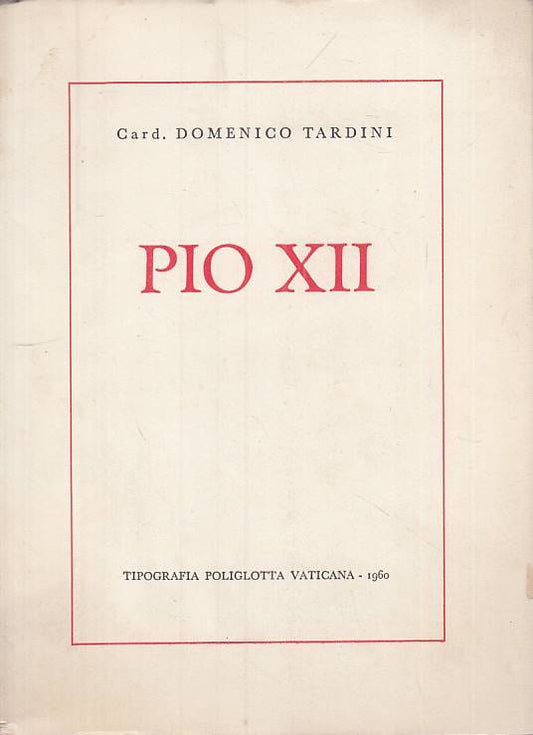 LS- PIO XII - DOMENICO TARDINI - VATICANA --- 1960 - B - ZTS413