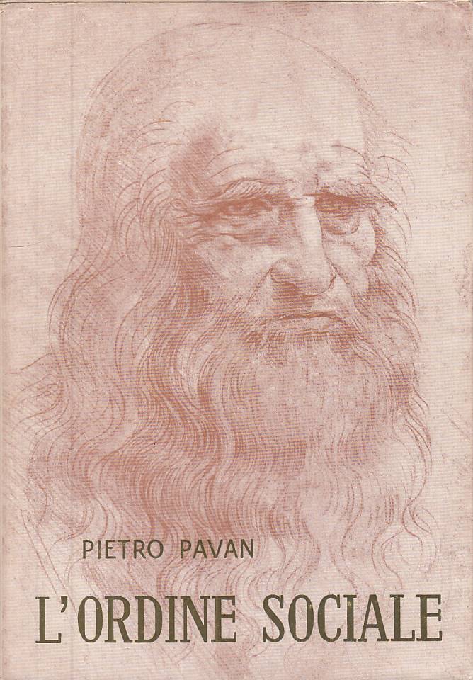 LS- L'ORDINE SOCIALE - PIETRO PAVAN - MARIETTI ---- BS - ZTS323