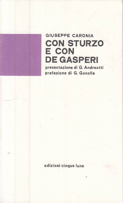 LS- CON STURZO E CON DE GASPERI - CARONIA - CINQUE LUNE --- 1979 - B - ZTS323