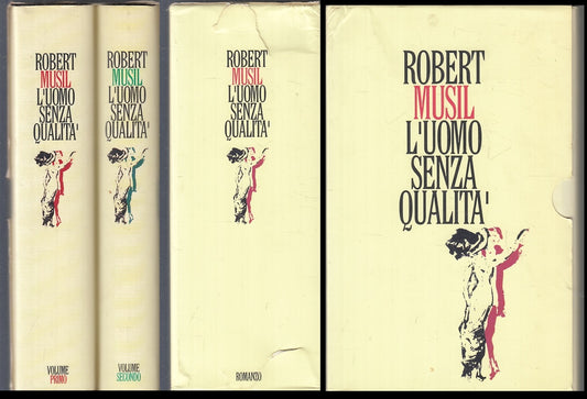 LN- L'UOMO SENZA QUALITA' COFANETTO 2 VOLUMI - MUSIL - CDE--- 1996- CS- ZFS402