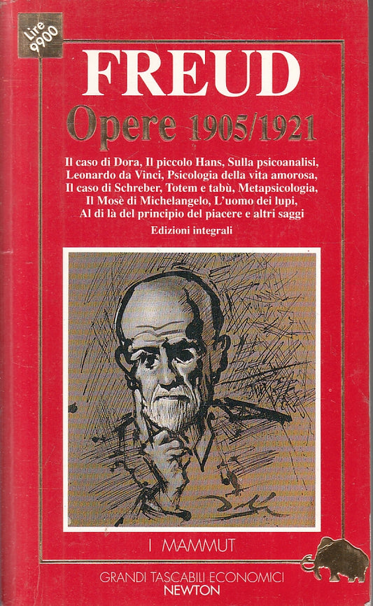 LN- OPERE 1905/1921 - FREUD- NEWTON- I MAMMUT GRANDI TASCABILI-- 1992- B- ZFS402