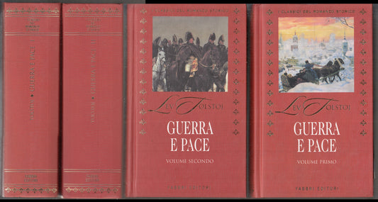 LN- GUERRA E PACE 2 VOLUMI - LEV TOLSTOJ - FABBRI --- 2001 - C - XFS