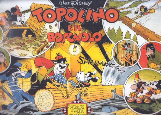 FD- GRANDI STORIE WALT DISNEY N.12 TOPOLINO BOSCAIOLO -- MONDADORI- 1988- S- A23