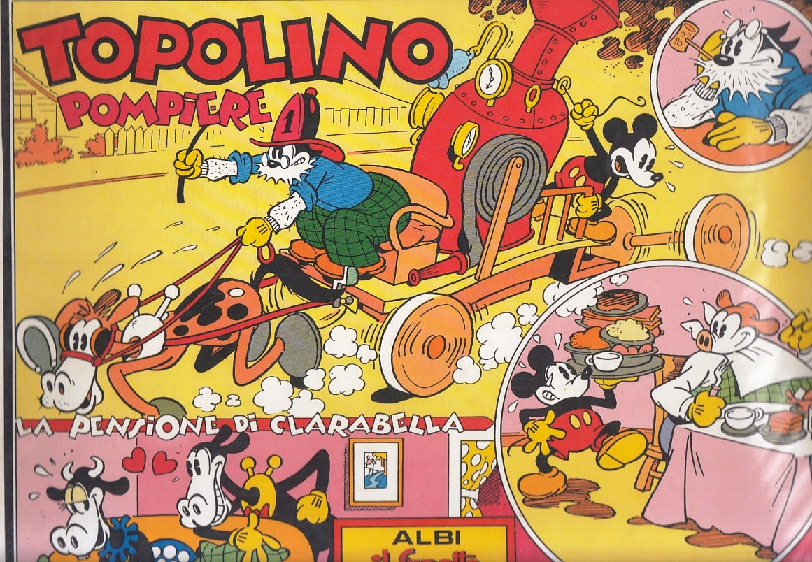 FD- ALBI IL FUMETTO SERIE TOPOLINO N.9 POMPIERE CLARABELL -- ANAF - 1984- S- A23