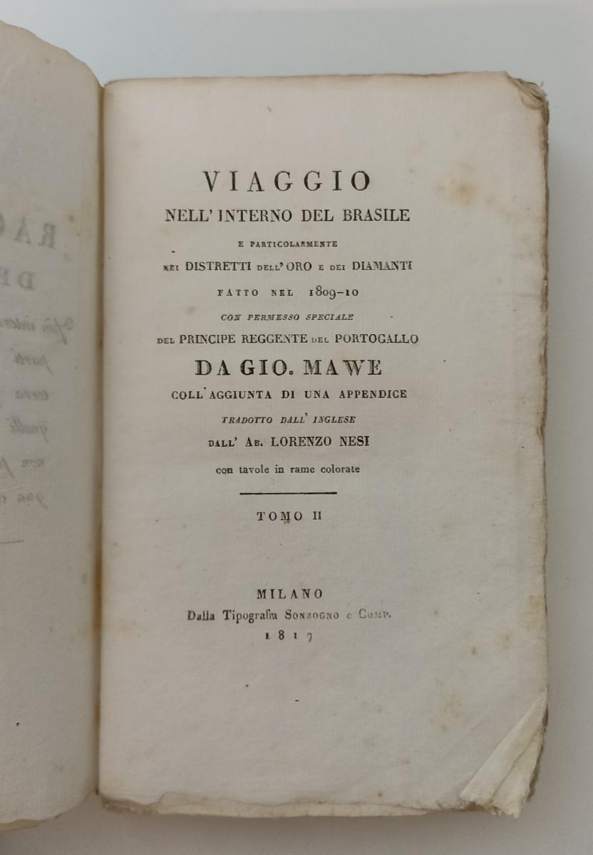 LH- RACCOLTA DE VIAGGI XL VIAGGIO ALL'INTERNO DEL BRASILE TOMO II- 1817- B-XFS53