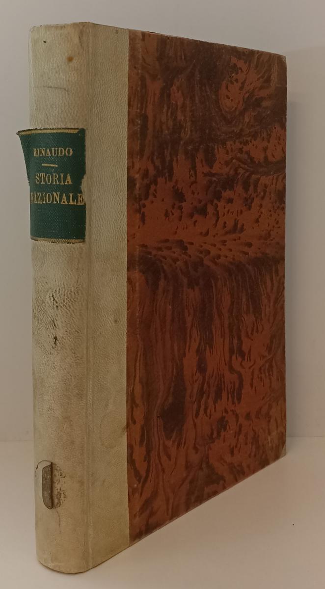 LH- CORSO DI STORIA NAZIONALE PER LE SCUOLE- RINAUDO- VALLARDI--- 1839- C- XFS53