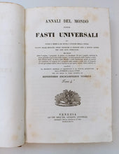 Carica l&#39;immagine nel visualizzatore di Gallery, LH- ANNALI DEL MONDO FASTI UNIVERSALI TOMO IV -- ANTONELLI--- 1836- C- XFS53

