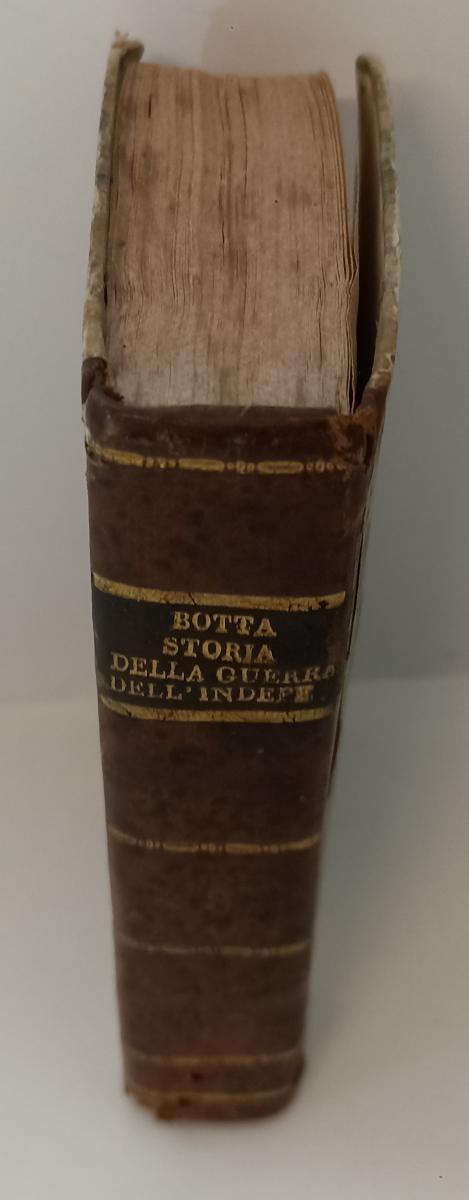 LH- STORIA DELLA GUERRA DEGLI STATI UNITI D'AMERICA II- BOTTA---- 1829- C- XFS53