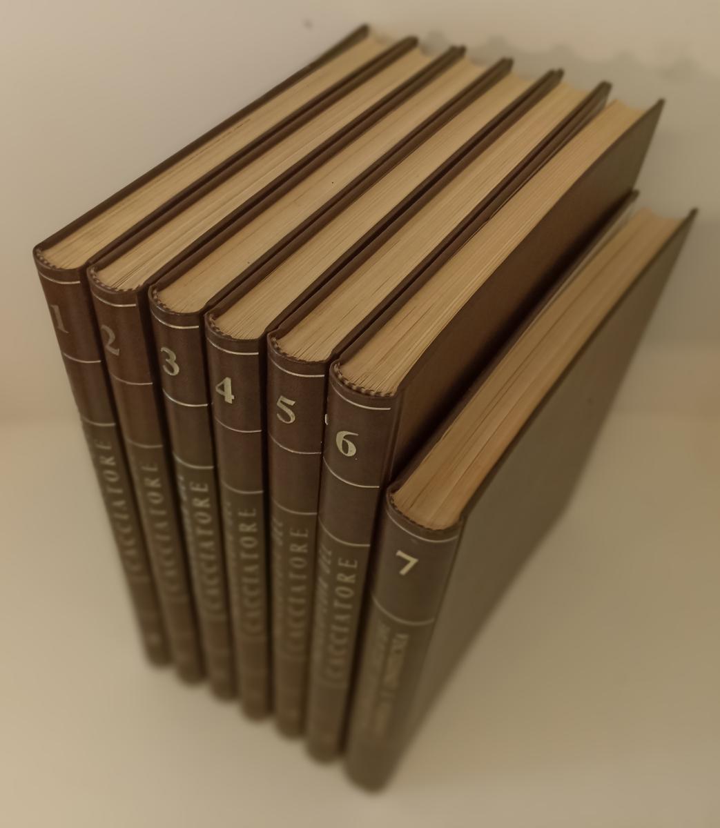 LZ- ENCICLOPEDIA CACCIATORE 7 VOLUMI CINOFILIA CINOTECNIA- FABBRI- 1967-C-BLCP27