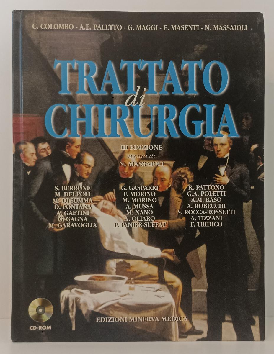 LQ- TRATTATO DI CHIRURGIA CD- COLOMBO PALETTO- MINERVA MEDICA--- 2001- C- YFS832