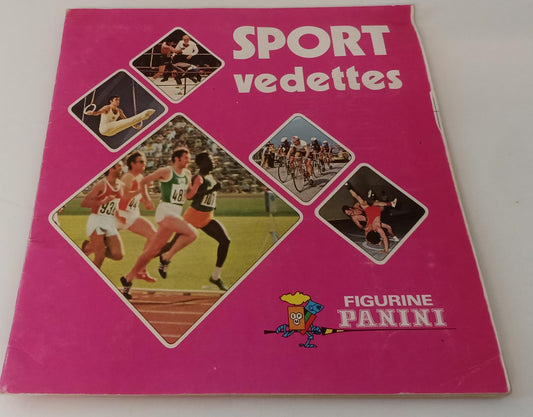 AA- ALBUM SPORT VEDETTES PANINI Q COMPLETO (-2 FIG) 1974 - CASSIUS CLAY - LBM1