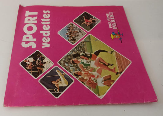 AA- ALBUM SPORT VEDETTES PANINI Q COMPLETO (-2 FIG) 1974 - CASSIUS CLAY - LBM1