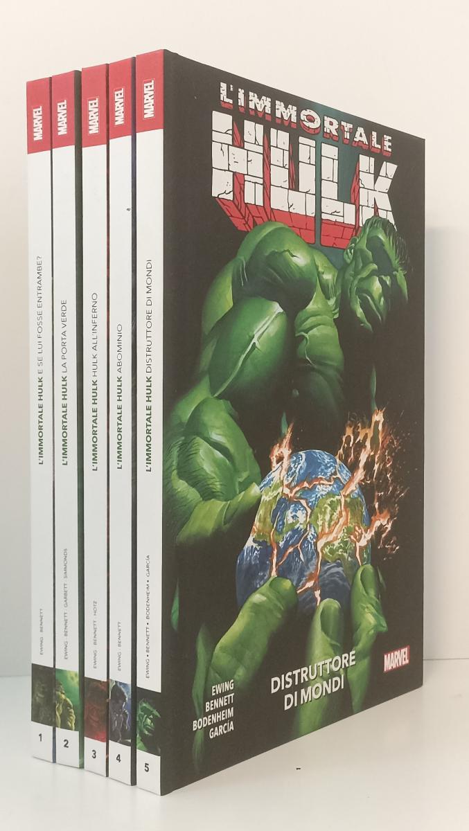 FV- L'IMMORTALE HULK 1/5 MARVEL COLLECTION CARTONATI- EWING- PANINI- 2020- C-A23