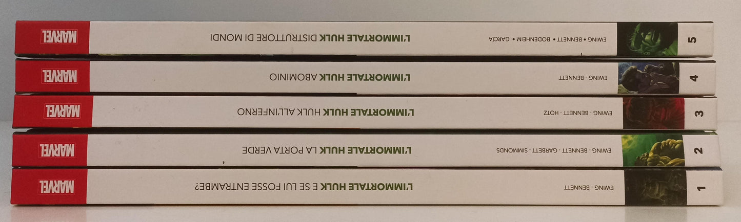 FV- L'IMMORTALE HULK 1/5 MARVEL COLLECTION CARTONATI- EWING- PANINI- 2020- C-A23