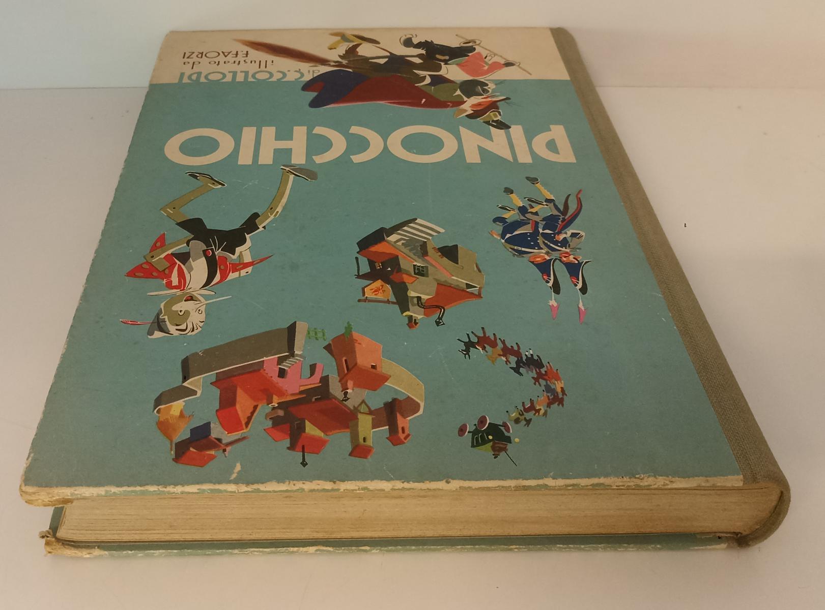 LB- PINOCCHIO ILLUSTRATO DA FAORZI - CARLO COLLODI - SALANI --- 1954 - C - RGZ