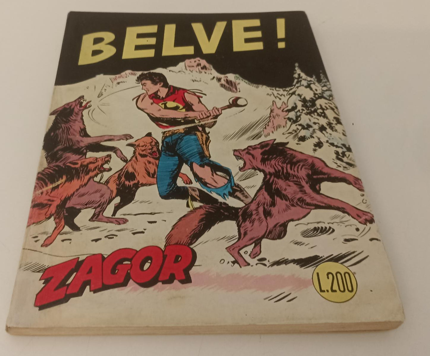 FB- ZAGOR 1a EDIZIONE 2a SERIE ZENIT GIGANTE N.99 ORIGINALE- BONELLI- 1969- B- A23