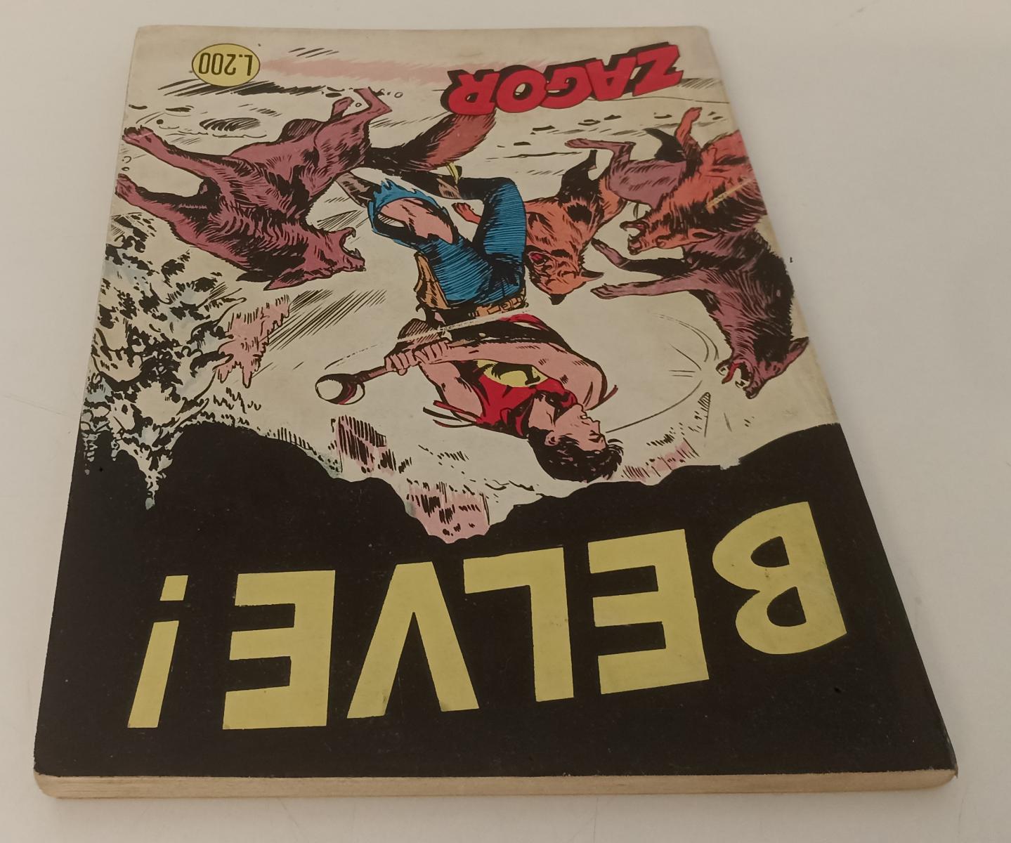 FB- ZAGOR 1a EDIZIONE 2a SERIE ZENIT GIGANTE N.99 ORIGINALE- BONELLI- 1969- B- A23
