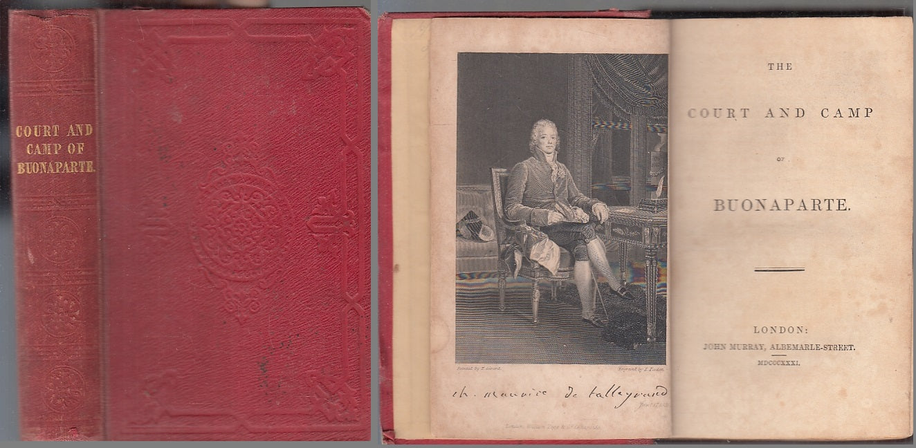 LH- THE COURT AND CAMP O BUONAPARTE -- LONDON JOHN MURRAY --- 1831 - C - XFS144