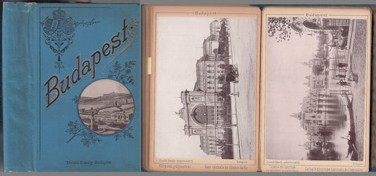 LV- BUDAPEST RACCOLTA A FISARMONICA DI 18 CARTOLINE - DIVALD KAROLY - XFS144