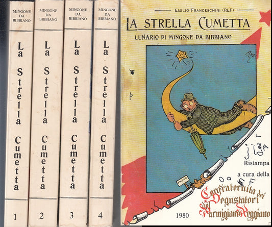LZ- LA STRELLA CUMETTA LUNARIO MINGONE DA BIBBIANO VOLUMI I/IV - 1980- B- ZFS306