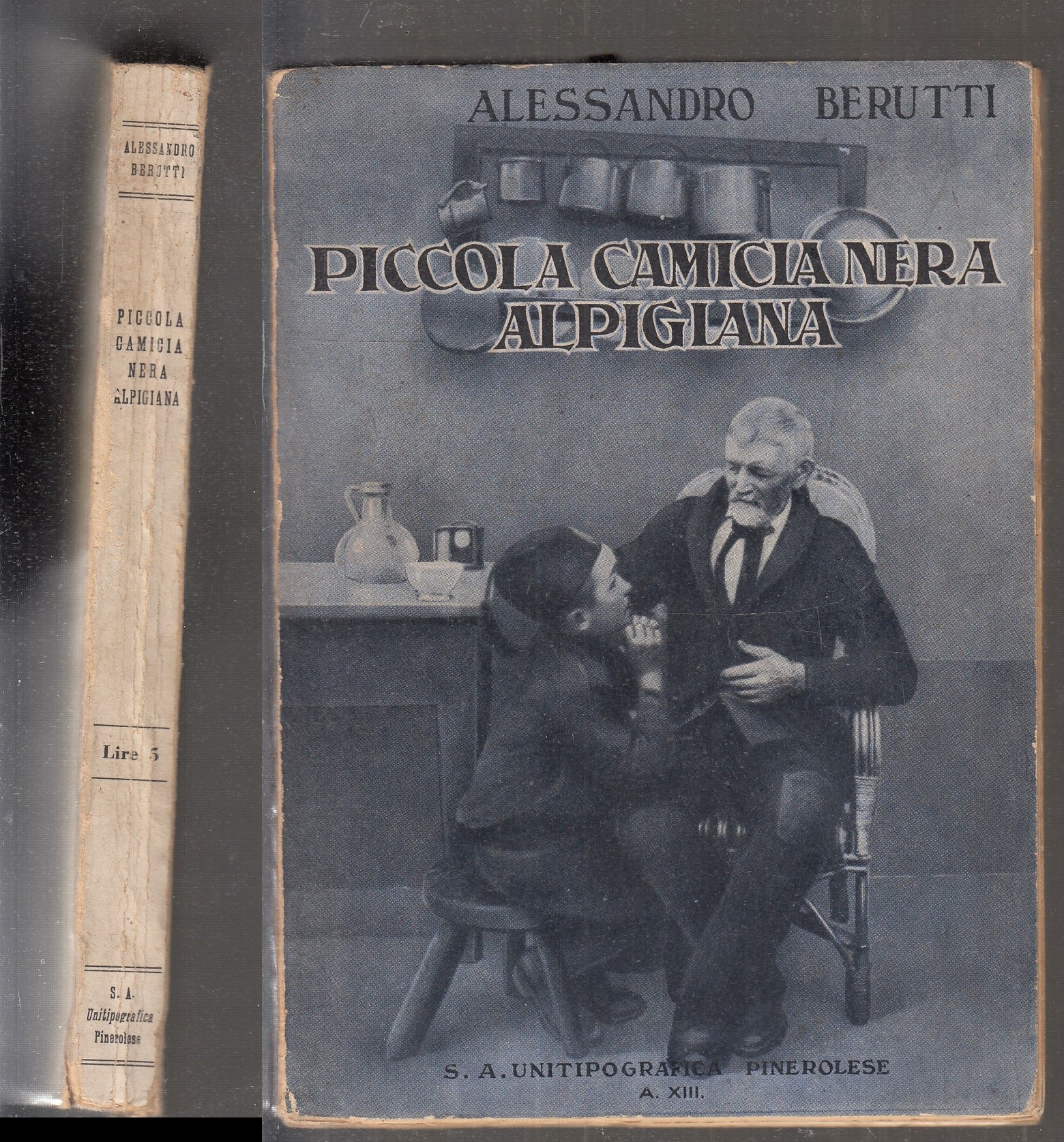LN- PICCOLA CAMICIA NERA ALPIGIANA - ALESSANDRO BERUTTI ---- 1935 - B - XFS145